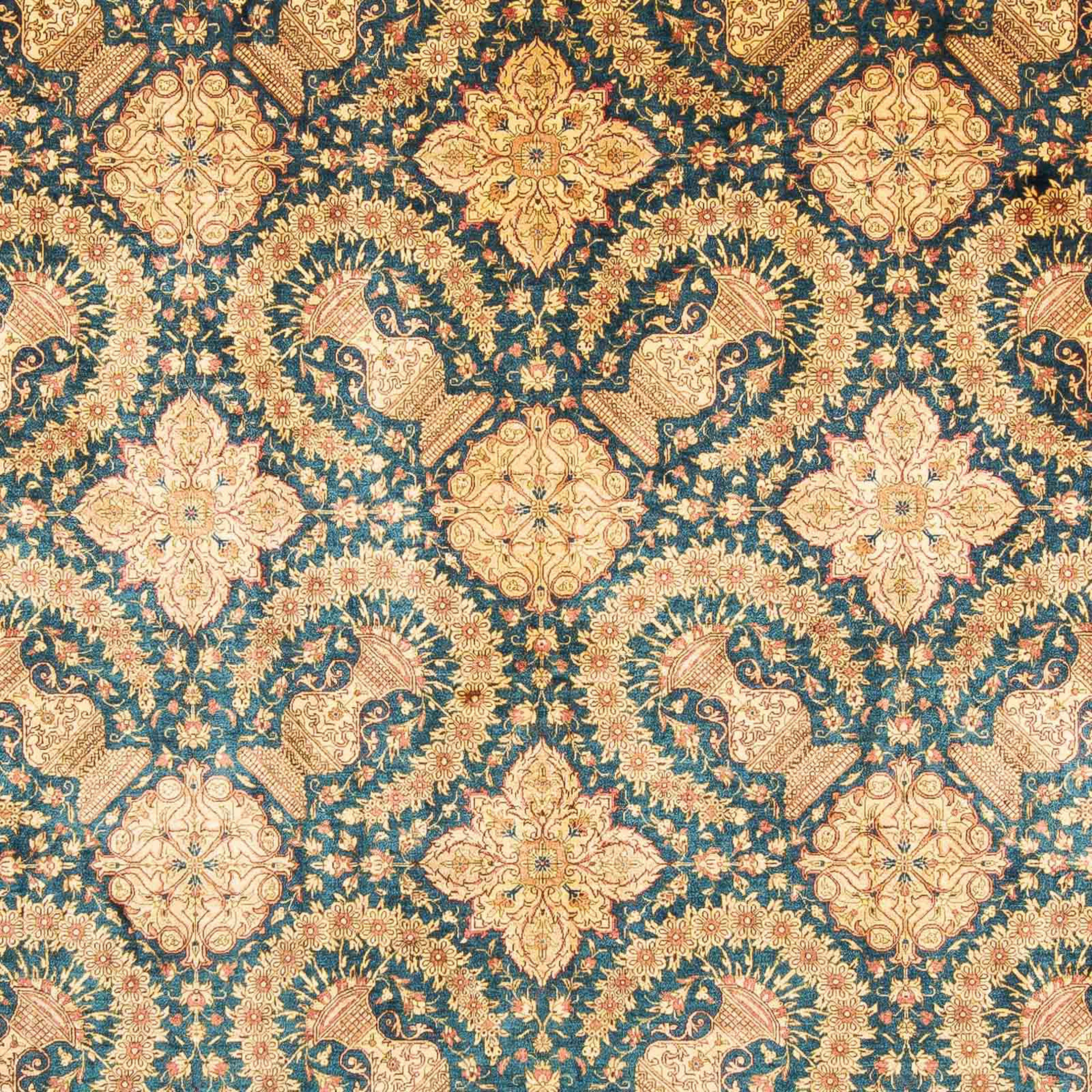 Orientteppich Perser - Ghom - 10 mit rechteckig, mehrfarbig, mm, morgenland, cm Handgeknüpft, 196 Einzelstück 300 x Höhe: - Zertifikat Wohnzimmer