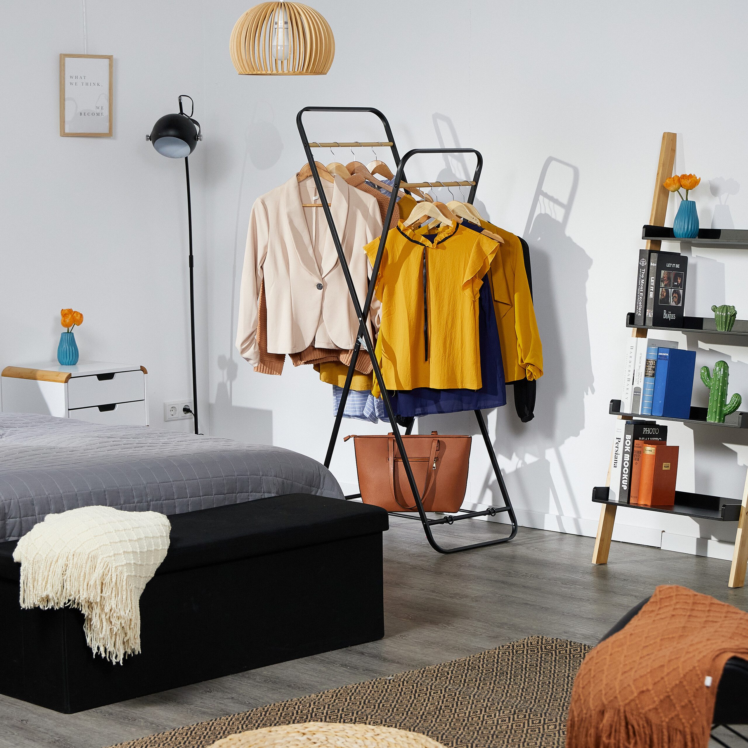 relaxdays Kleiderständer klappbar Metall günstig online kaufen