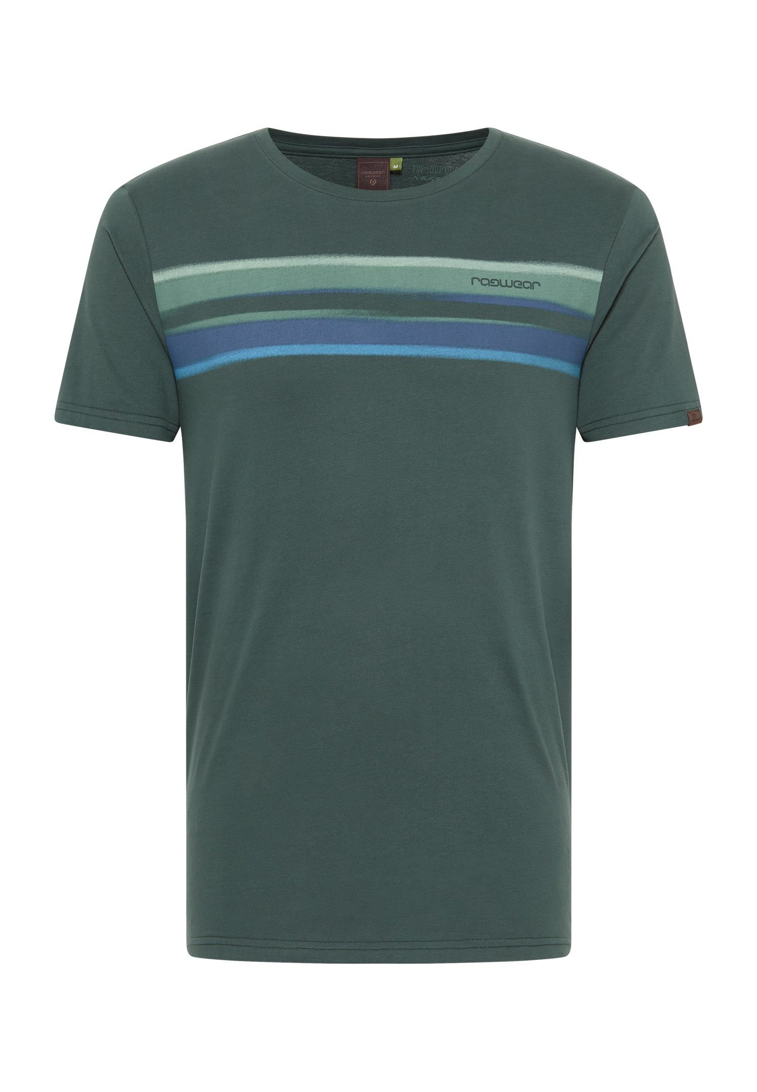 Ragwear T-Shirt green 5021 Mode GOTS dark Vegane HAKE & ORGANIC Nachhaltige