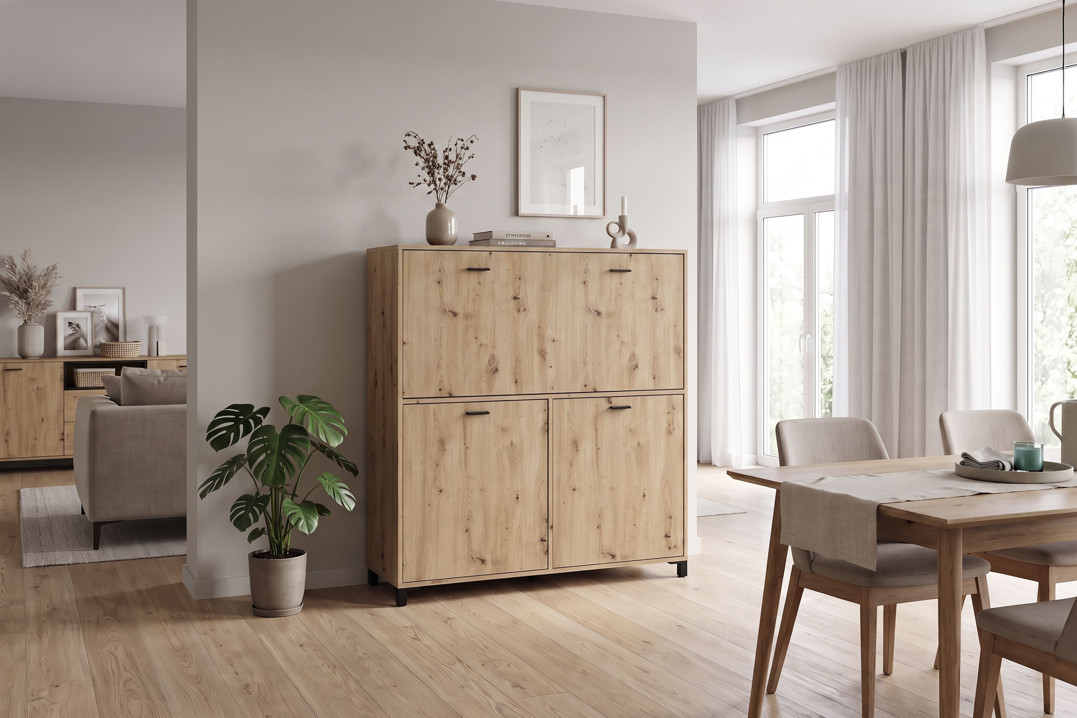 OTTO home Sekretär Melton, platzsparende Arbeitslösung mit viel Stauraum, Breite 120 cm – Bild 3 von 5
