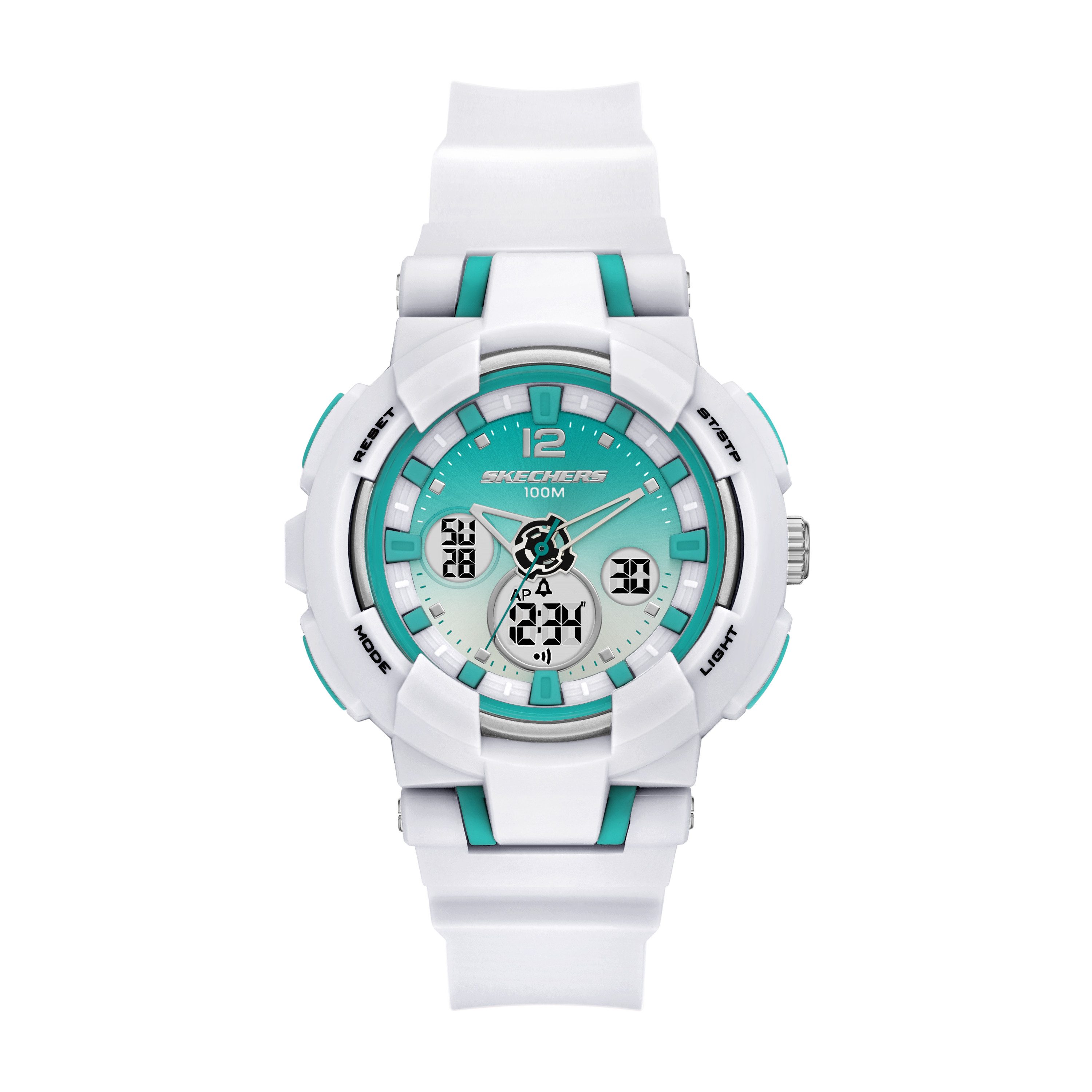 Skechers Chronograph Brynwood SR2167, Quarzuhr, Armbanduhr, Damenuhr, digital, analog, Tag, Wochentag, Jahr