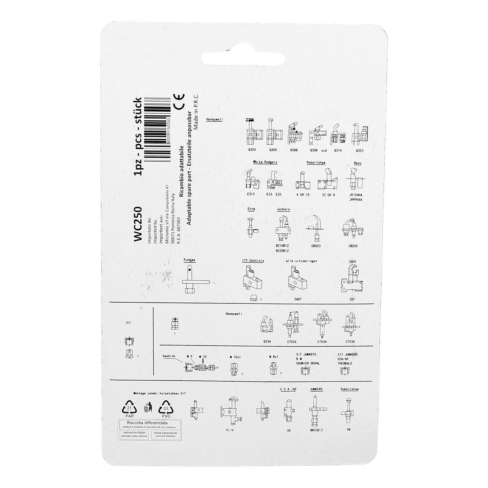 easyPART Montagezubehör Backofen wie EUROPART 10029742 EUROPART 10029742, Für Backofen / Herd