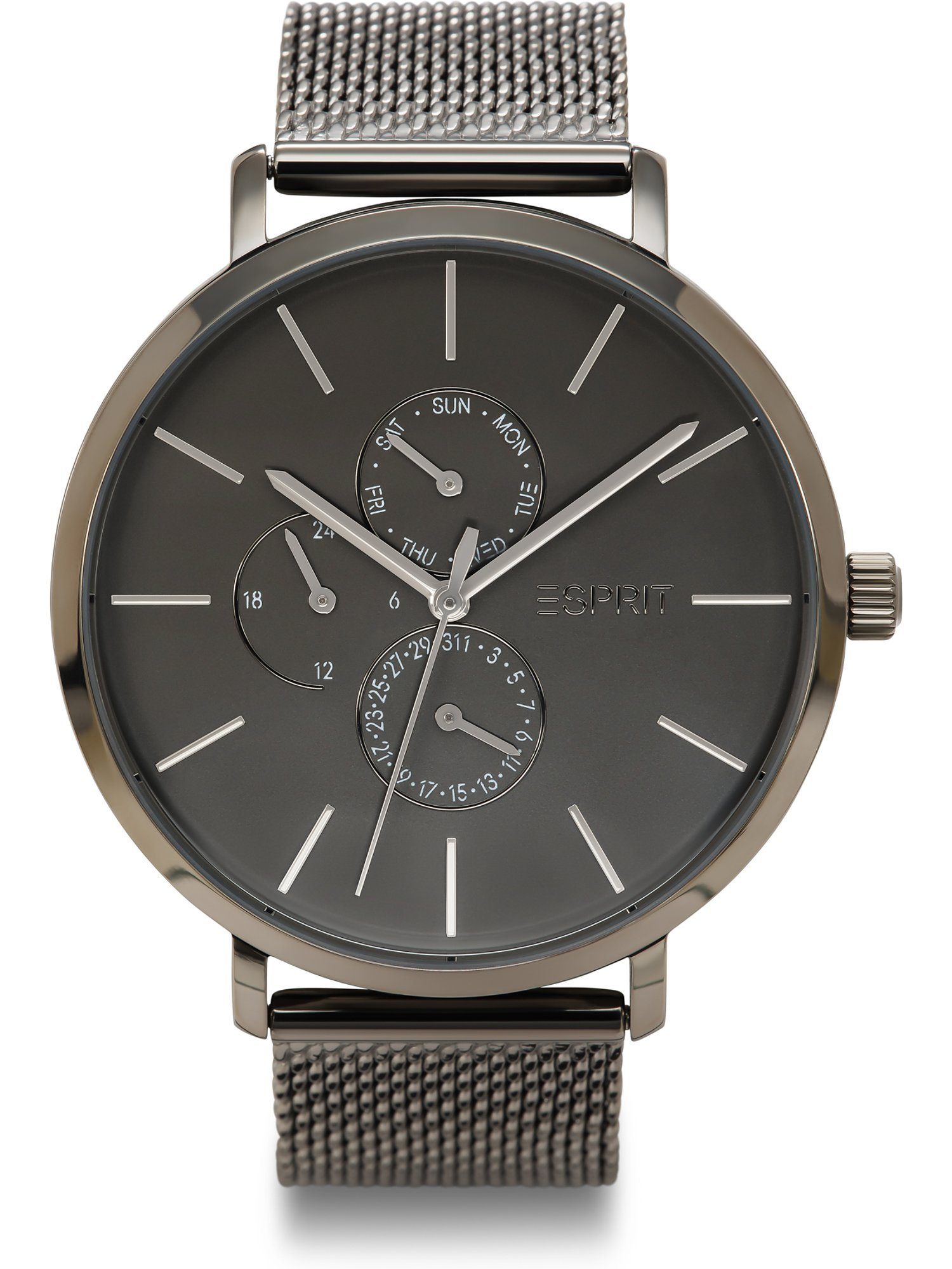 Herren-Uhren ESPRIT Klassikuhr Quarzuhr Analog grau Esprit Quarz,