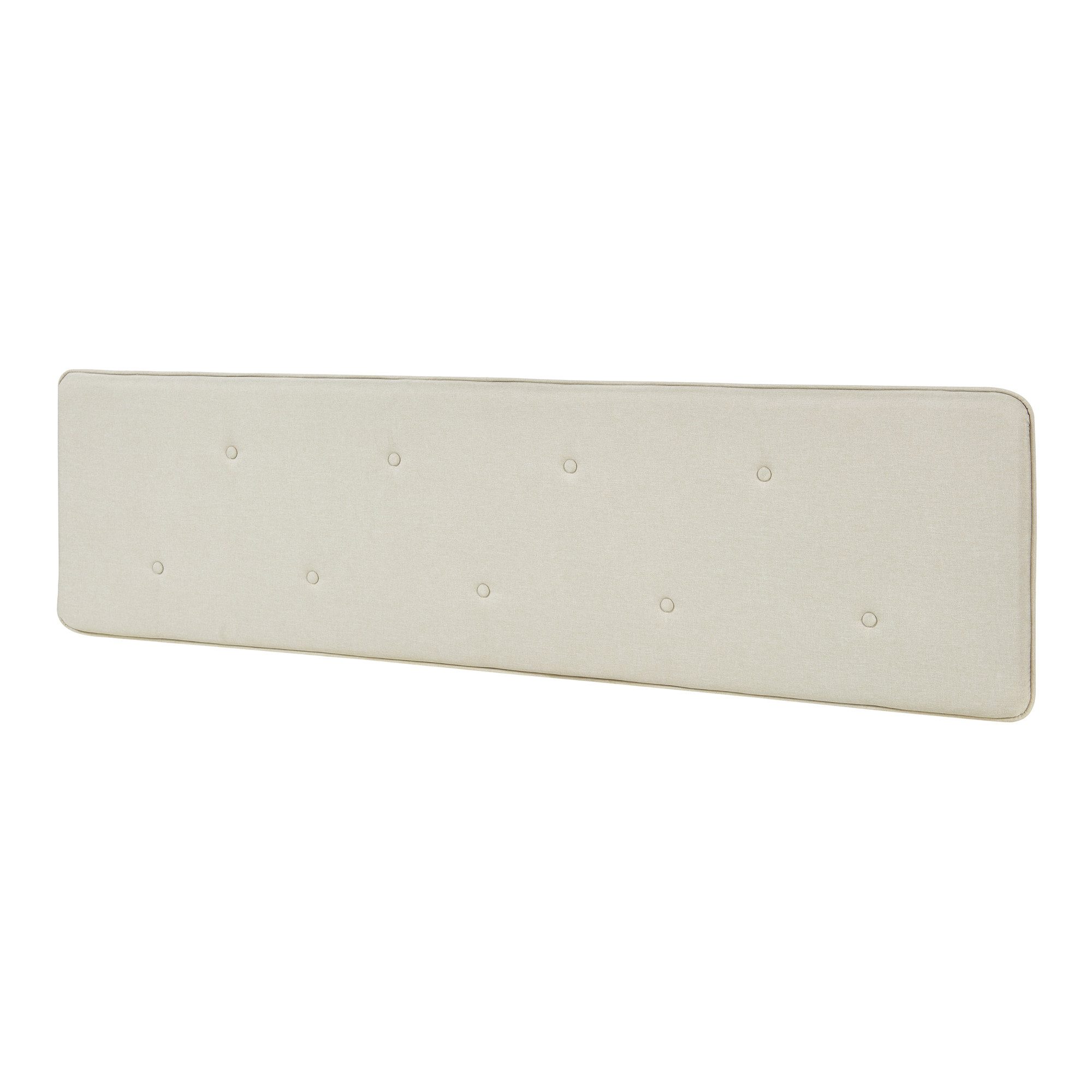 en.casa Kopfteil, »Tokke« gepolstert 180 x 48 cm Beige