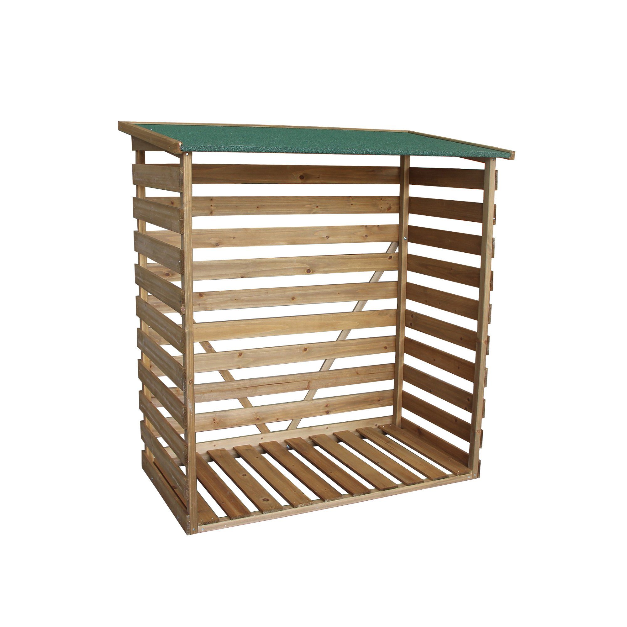 MCombo Kaminholzregal MCombo Kaminholzregal Kaminholzunterstand 1200, 64 x 116 x 123 cm, (1), Lagerung bis zu ca. 0,75 m³, aus Fichtenholz
