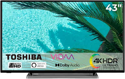 Toshiba 43UV3463DA LED-Fernseher (108 cm/43 Zoll, 4K Ultra HD, Smart-TV)