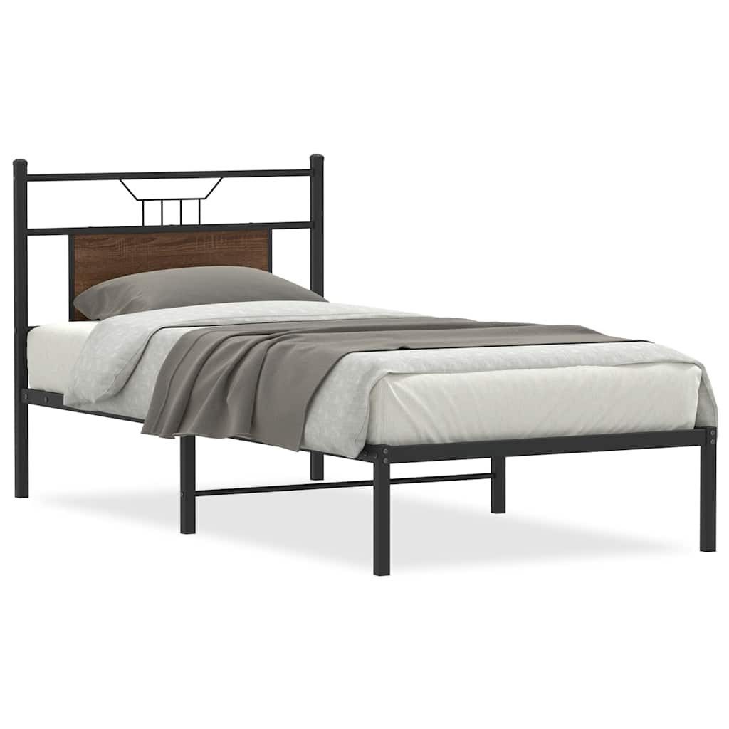 vidaXL Bett Bettgestell ohne Matratze Braun günstig online kaufen