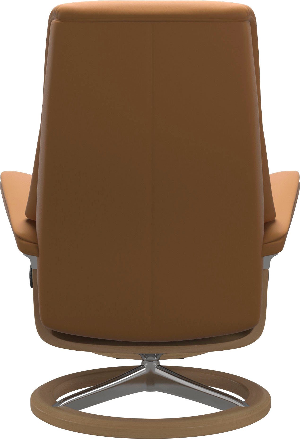 Base, Relaxsessel (Set, Größe Relaxsessel mit Hocker), View Stressless® Signature Eiche M,Gestell mit