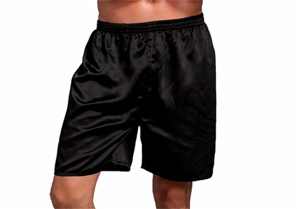 Menswear Herren Shorts schwarz Pyjama-Hose Kurze ManKle M-XL,Shorts,