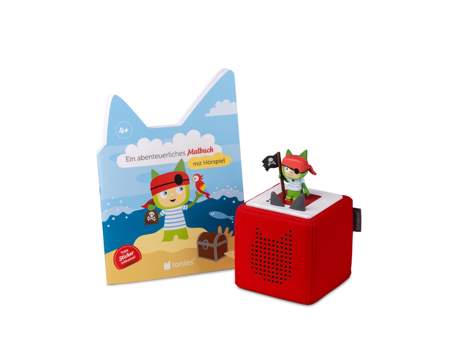 tonies Hörspielfigur Toniefigur, (für die Toniebox, 1-St., Magnethaftend & handbemalt), Hören, Spielen & Sammeln