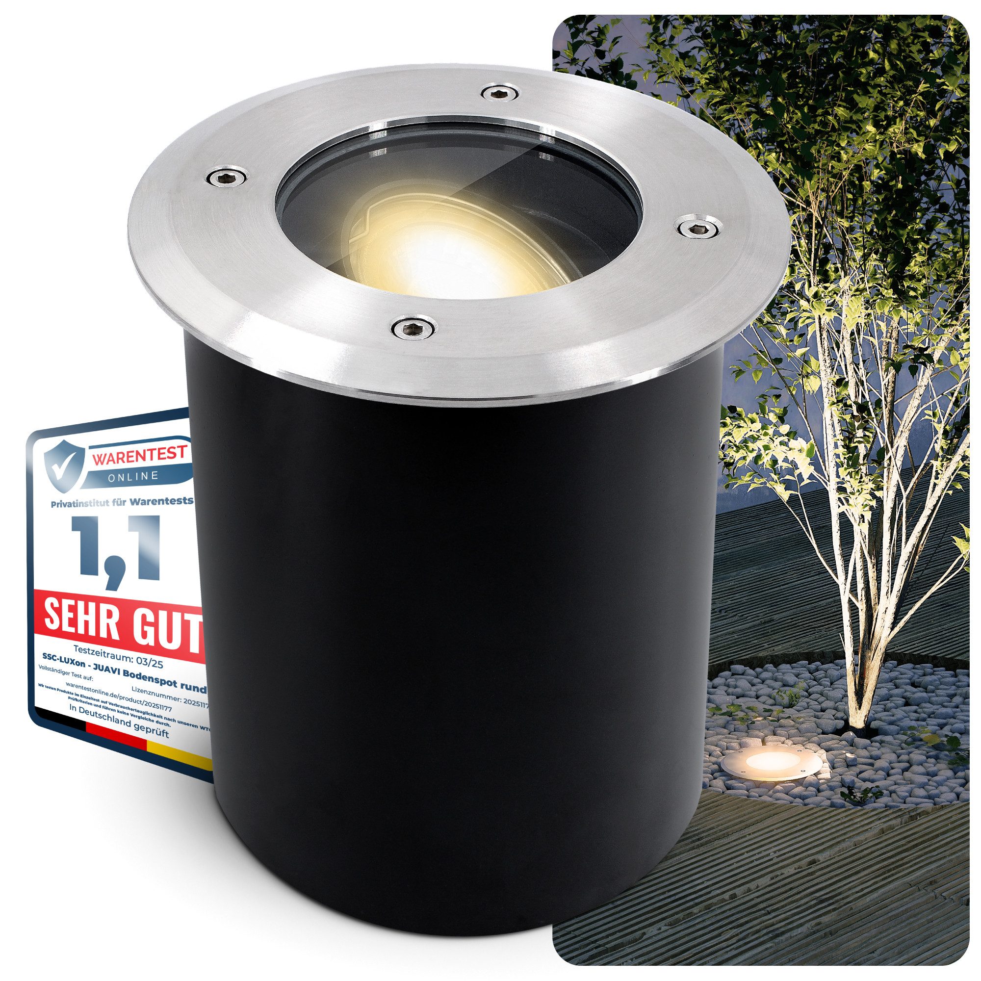 SSC-LUXon LED Gartenstrahler Schwenkbarer LED Bodenspot günstig online kaufen