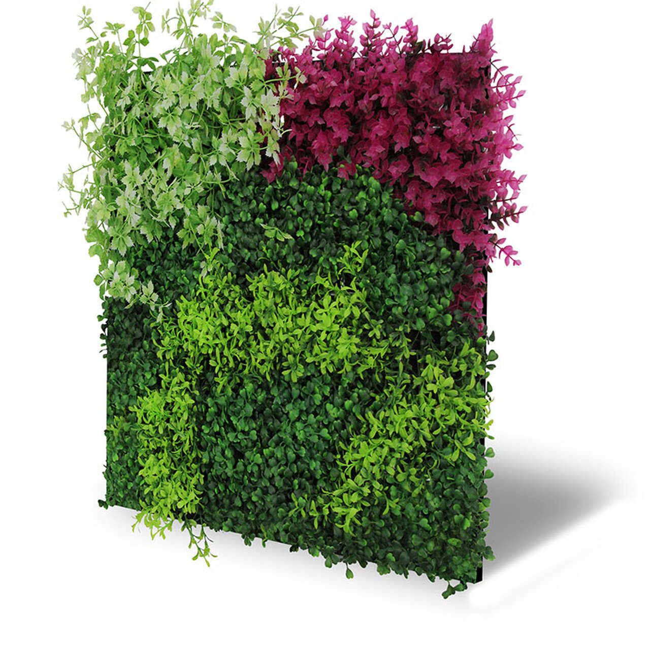 IKHEMalarka 3D Wandpaneel Pflanzenpaneele Pflanzen Deckenpaneele, BxL: 52,00x52,00 cm, 0,27 qm, Künstliche Blumen