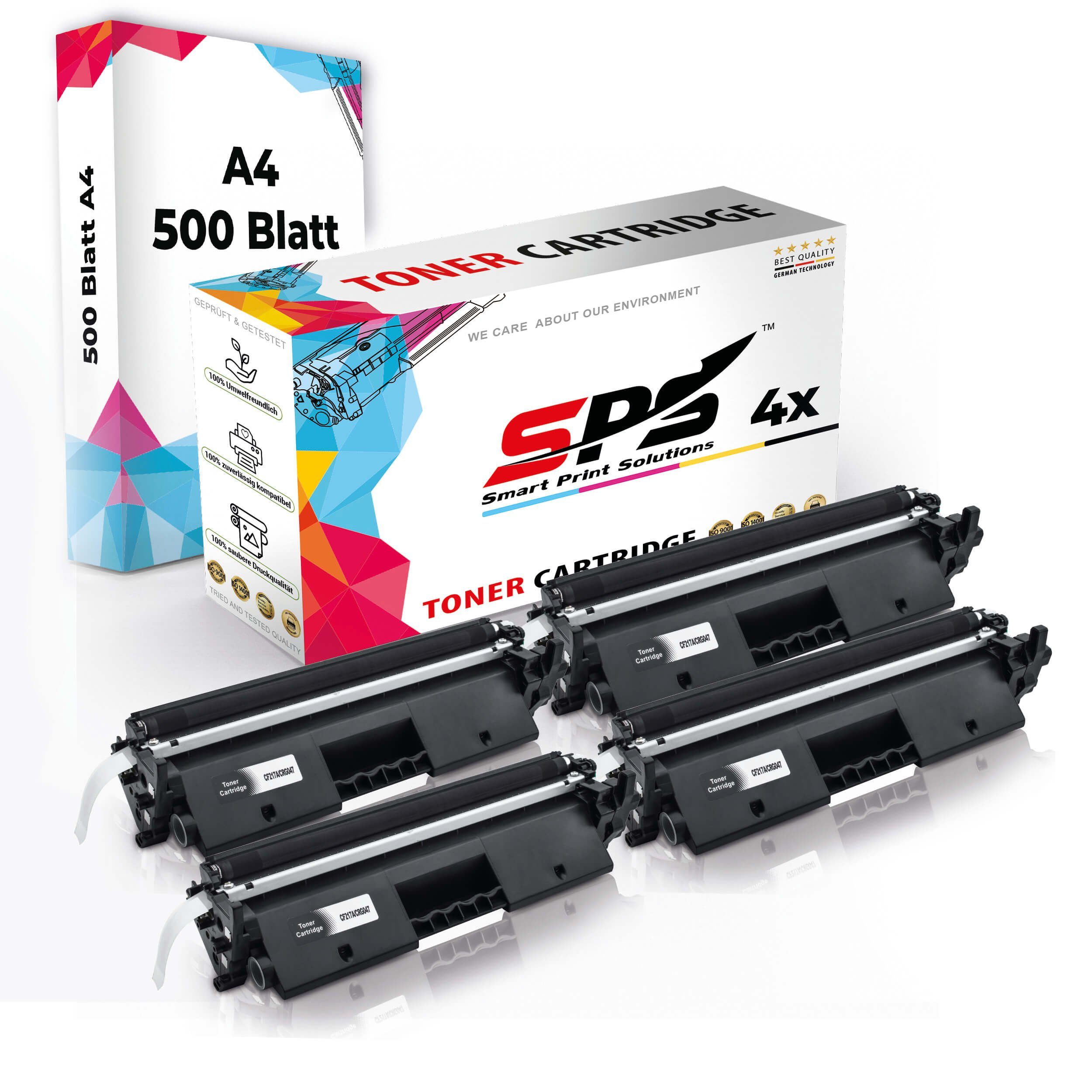 SPS Tonerkartusche Druckerpapier A4 + 4x Multipack Set Kompatibel, (4er Pack, 4x Toner,1x A4 Druckerpapier)