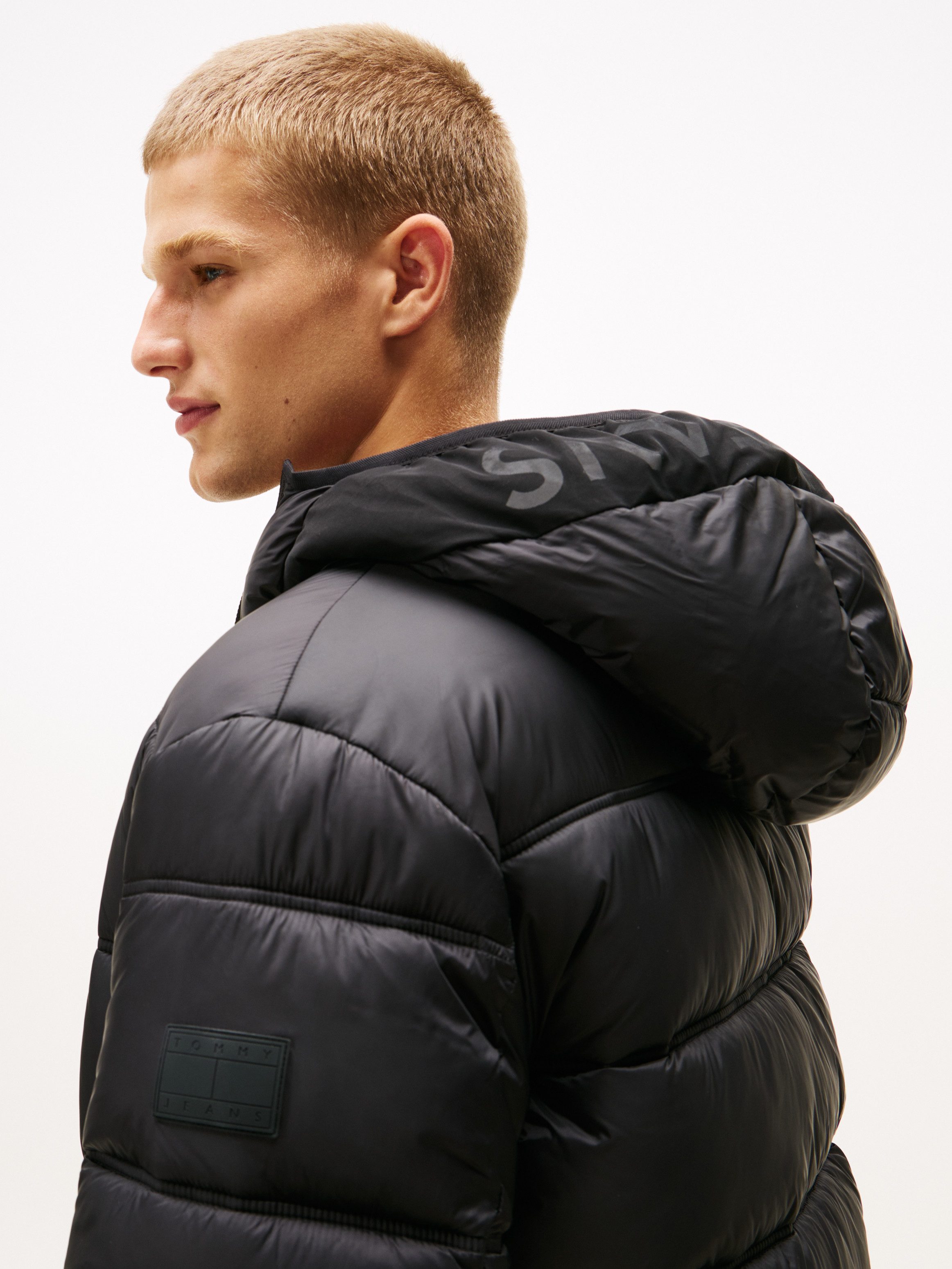 Tommy Jeans Steppjacke HOODED LOGO PUFFER günstig online kaufen