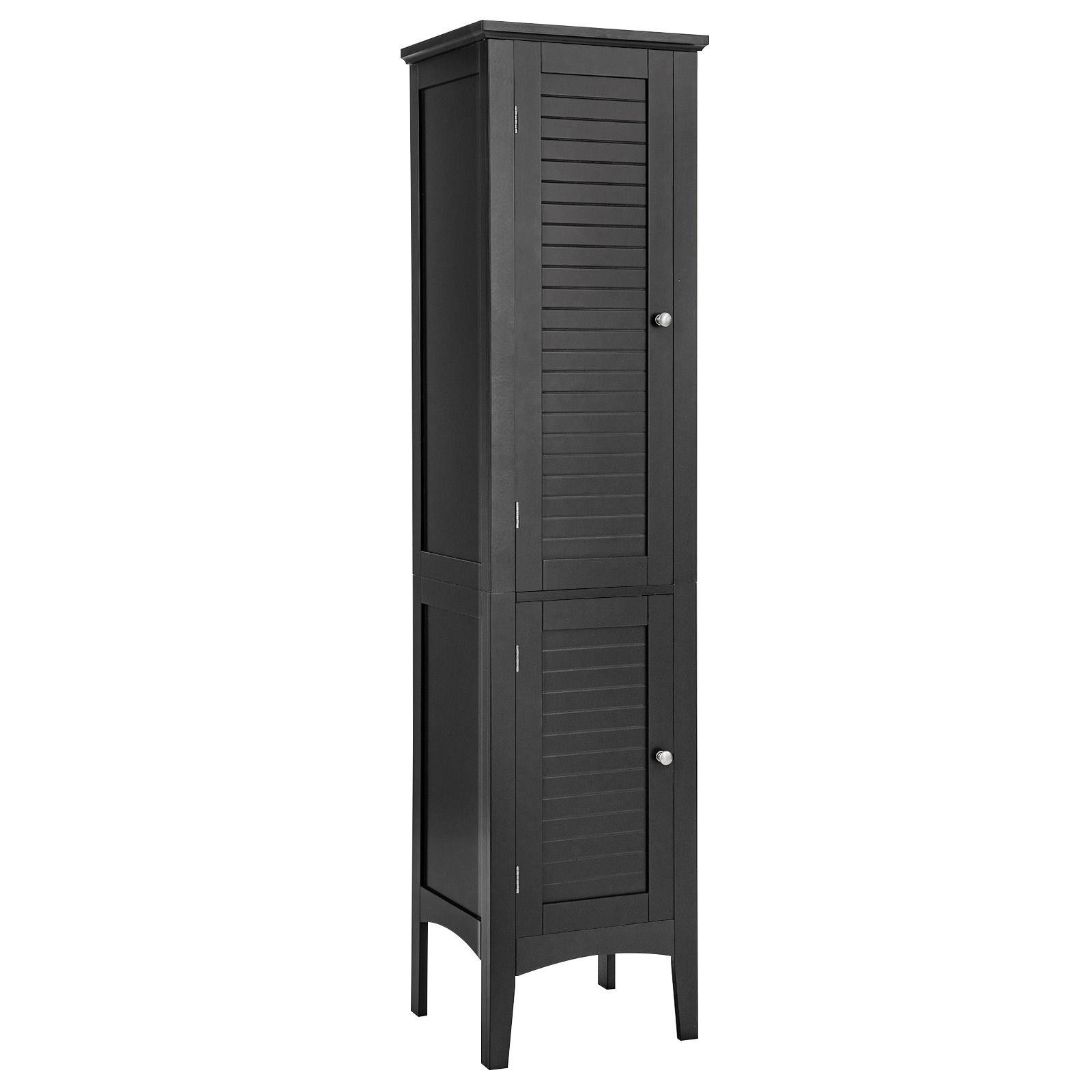 KOMFOTTEU Hochschrank Badschrank mit 2 Türen, günstig online kaufen