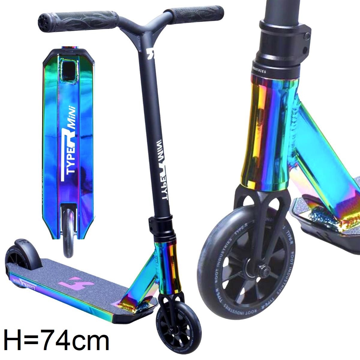 Stuntscooter Root Industries Type R Mini Stunt-Scooter H=74cm Neochrom