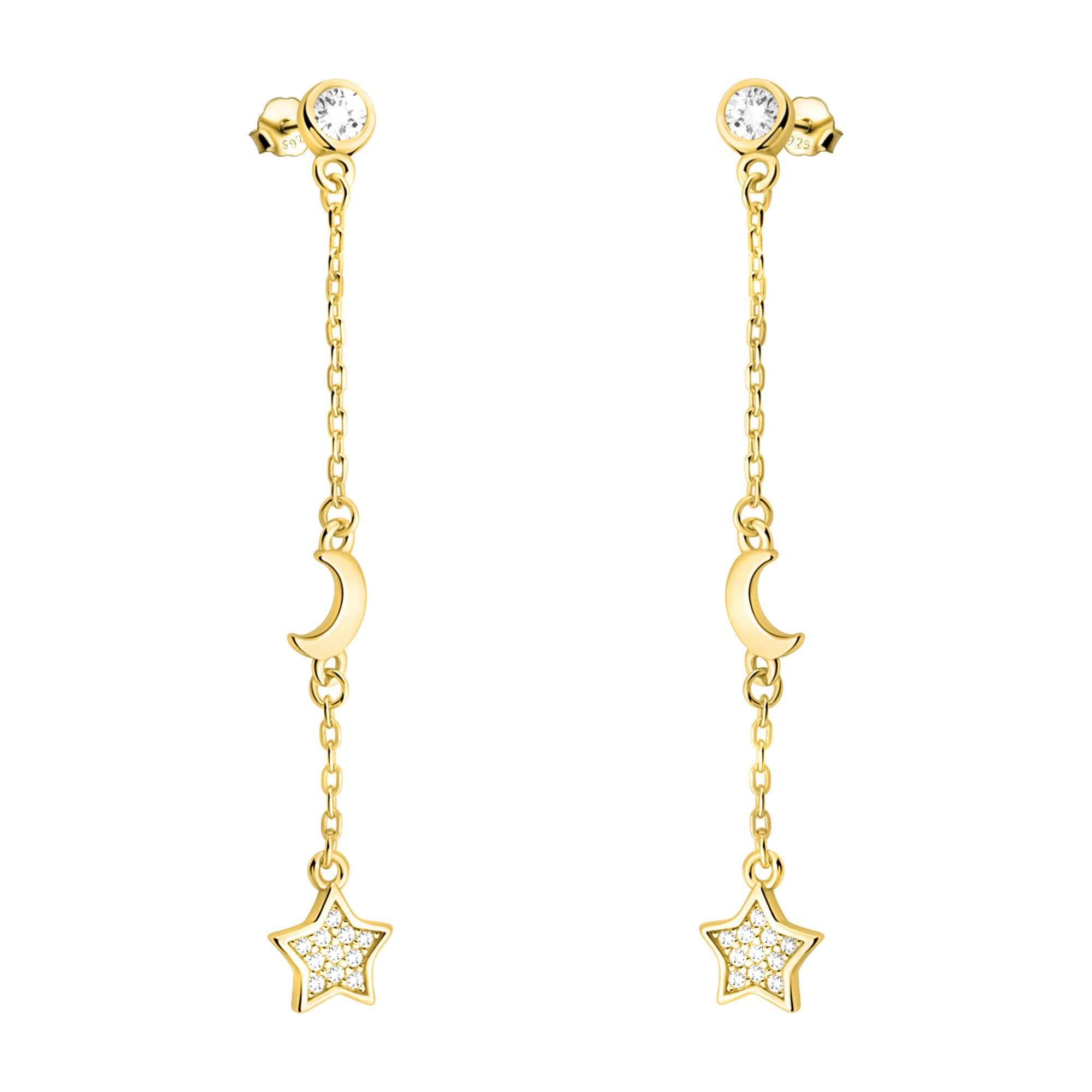 Sofia Milani Paar Ohrhänger Stern, 925 Silber Damen Schmuck - E1102 günstig online kaufen