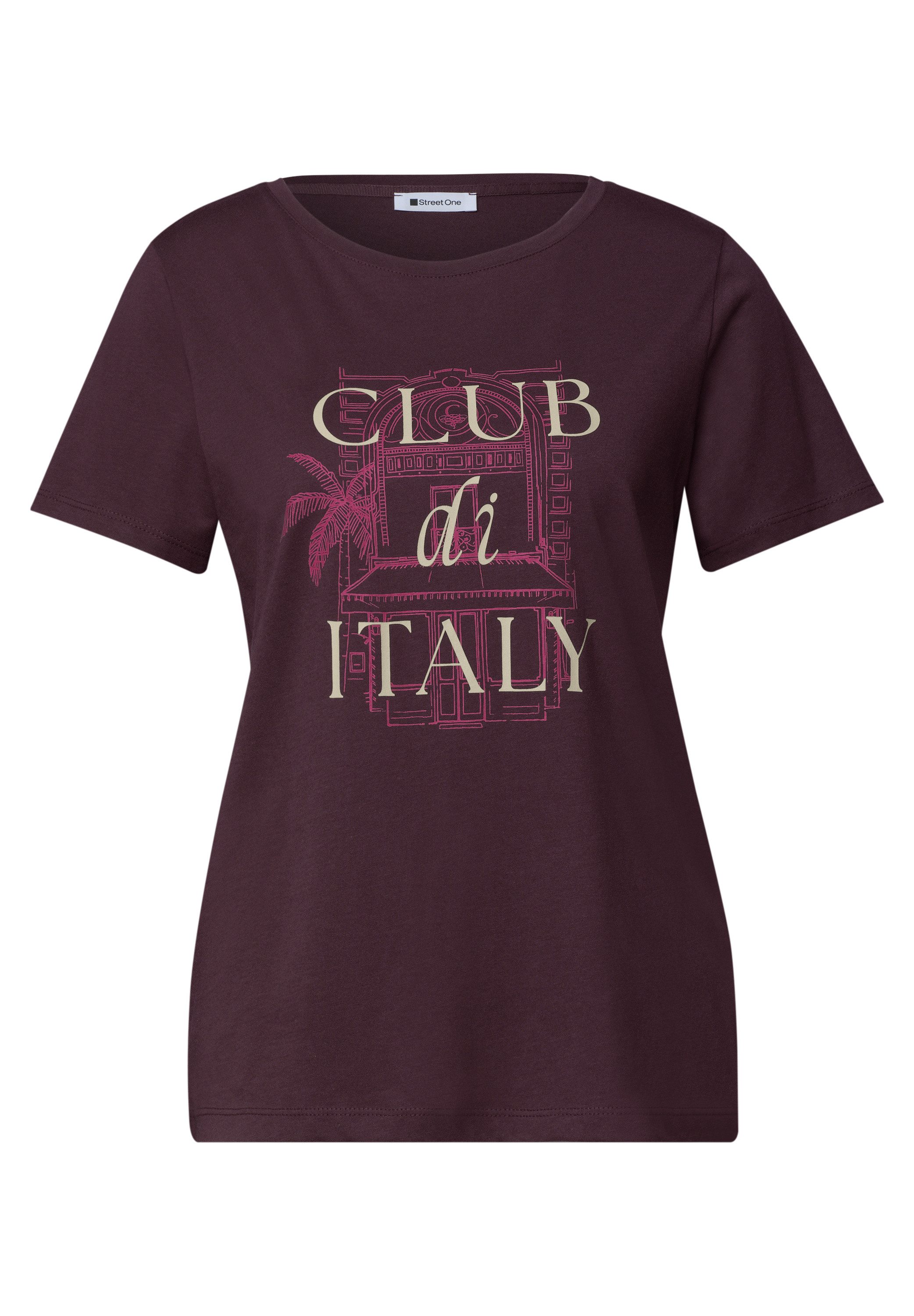 STREET ONE Kurzarmshirt Sommershirt mit Artwork – Bild 4 von 5
