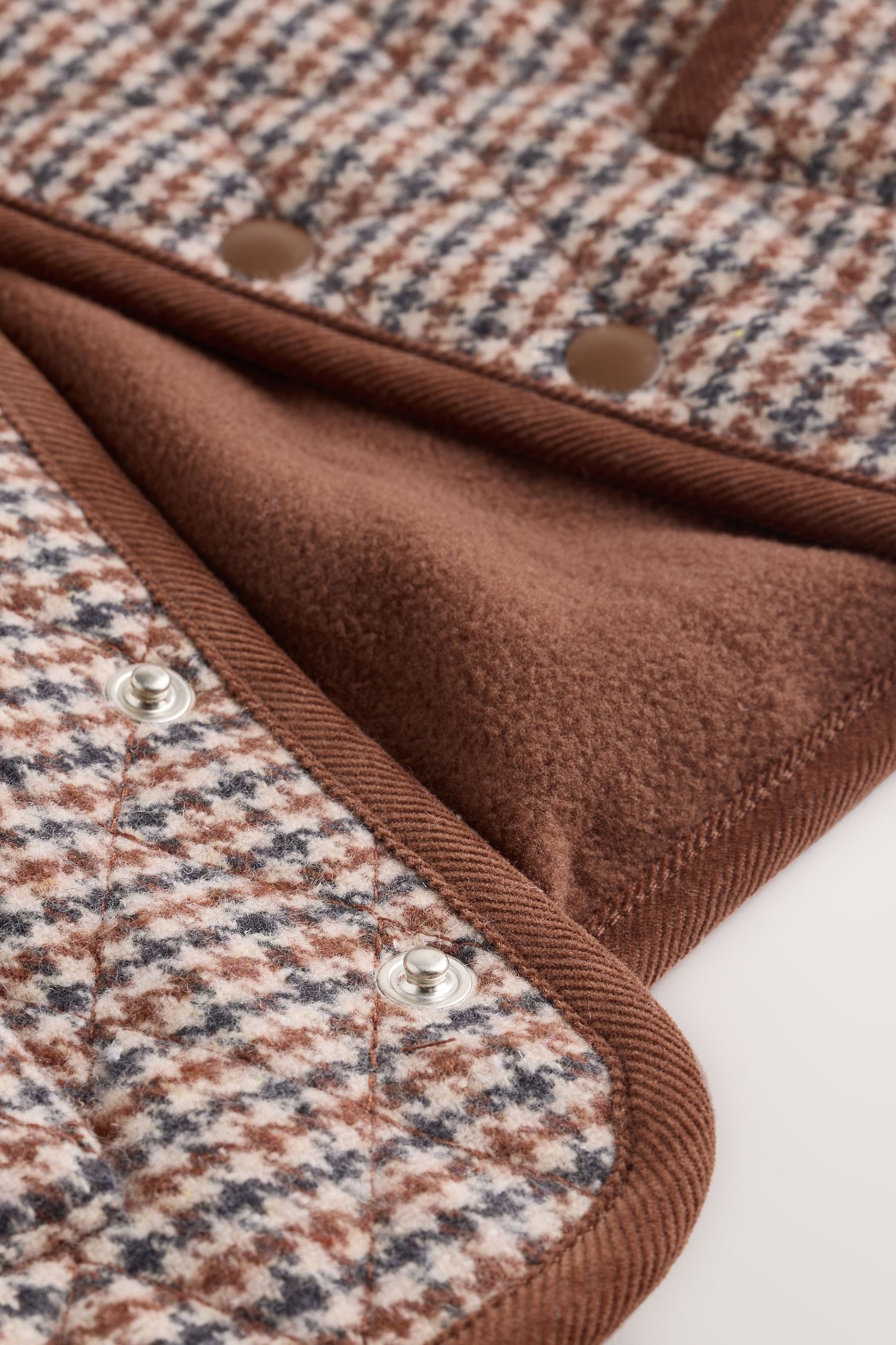 Next Steppjacke Baby Steppjacke mit Cordkragen (1-St)