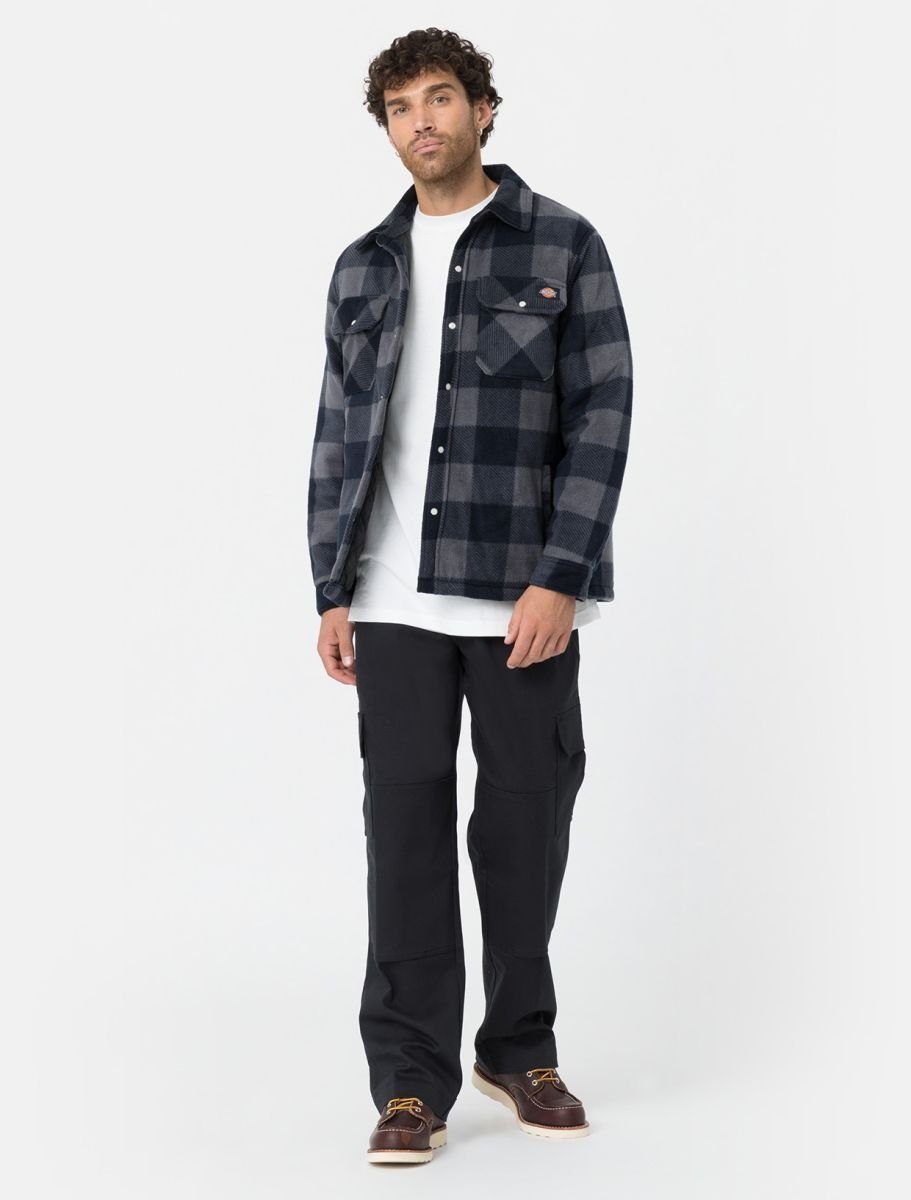 Dickies Thermohemd Portland SH5000, Wattiertes Hemd aus Fleece im Holzfällerlook