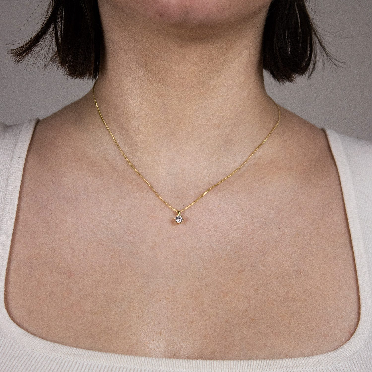 HOPLO Anhänger Set Anhänger mit Zirkonia günstig online kaufen