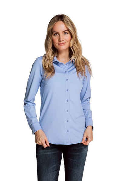 Zhrill Langarmbluse Bluse FAYE Blau