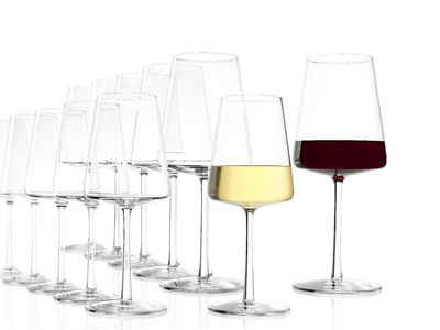 Stölzle Weinglas Stölzle Lausitz Power Set 12tlg. Rotweinglas+Weißweinglas, Glas