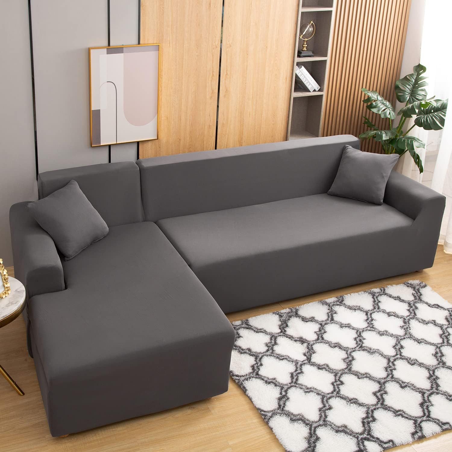 Minicloss Sofahusse High Stretch Sofabezug Moderne Sofaüberwurf Elastische Sofahusse, Stretch Waschbar Universal Couchbezug