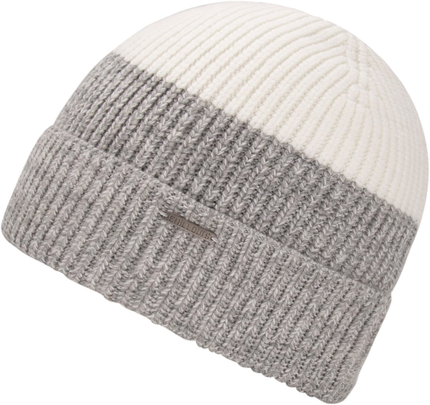 chillouts Beanie Felix Hat in Two-Tone Optik mit Umschlag