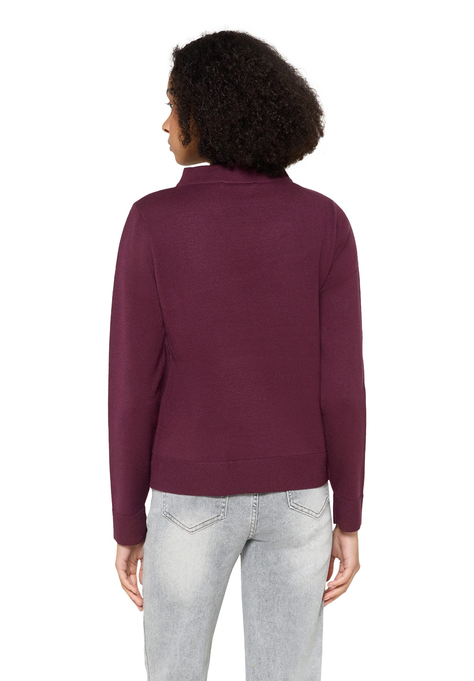 Betty Barclay Strickpullover Damen mit Stehkragen (1-tlg)