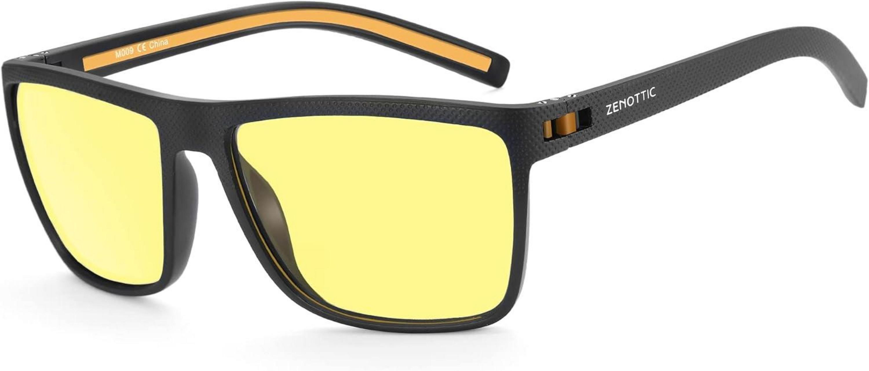 Sonnenbrille Polarisierte Sonnenbrille Herren TR90 Rahmen UV400 Schutz Quadrat C09