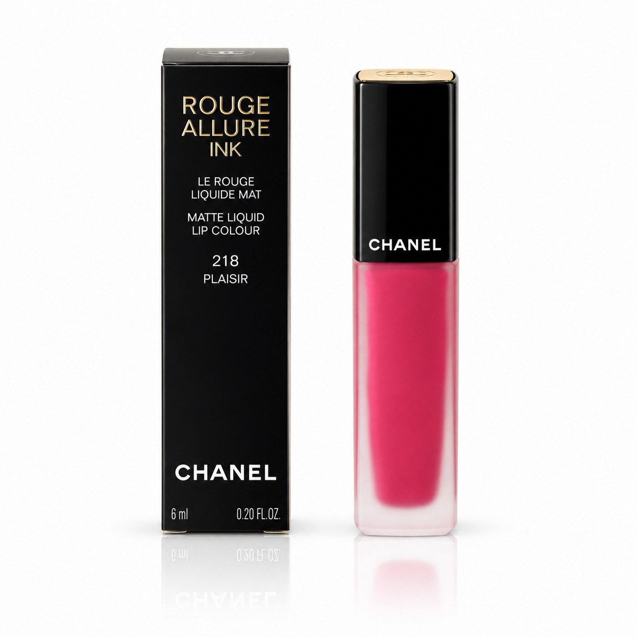CHANEL Lippenstift Chanel Rouge Allure Ink Matte Liquid Lip Colour Lipgloss 218 Plaisir