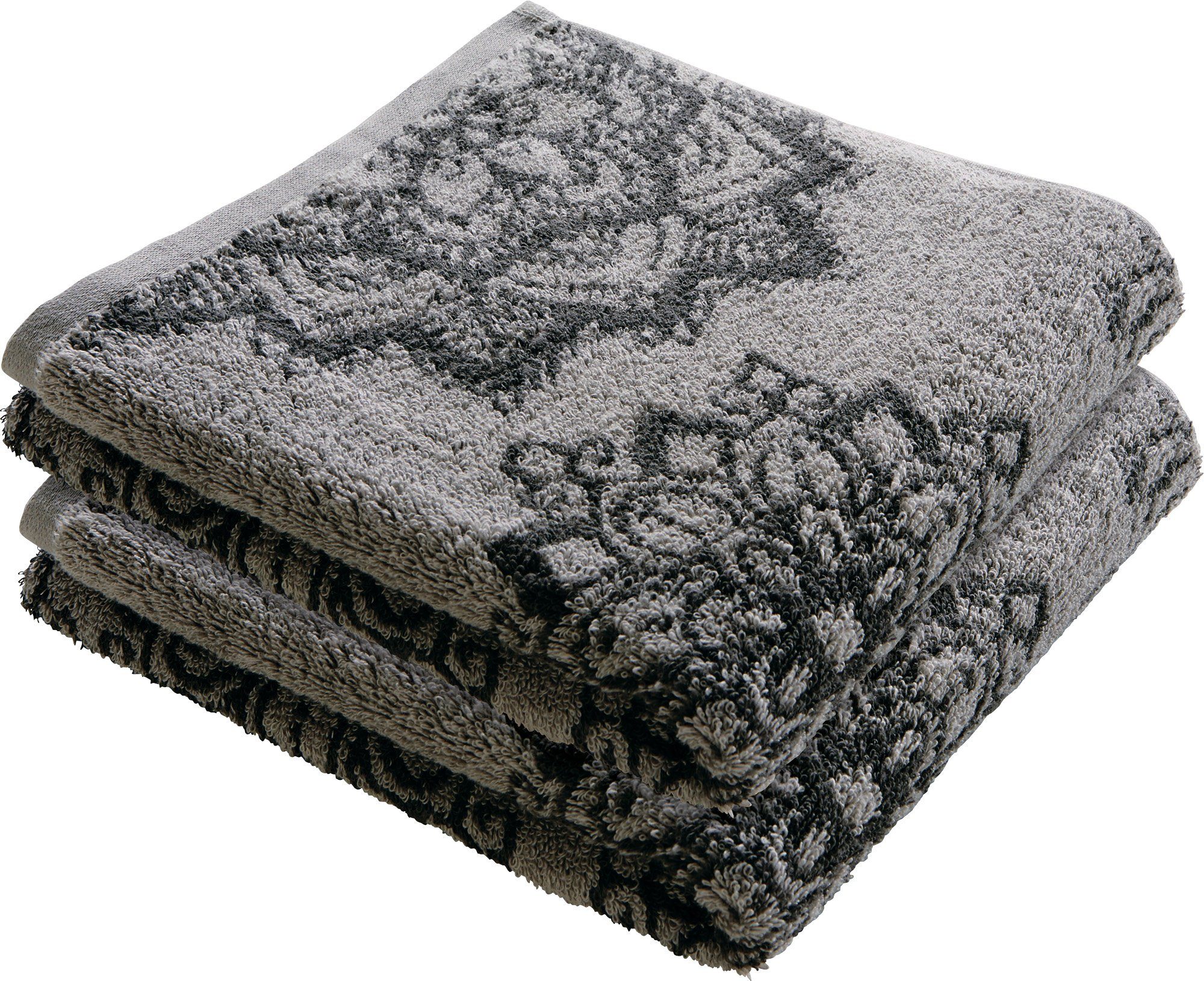 Erwin Müller Handtuch Handtuch "Bühl" 4er-Pack, Frottier, Walk-Frottier Mot günstig online kaufen