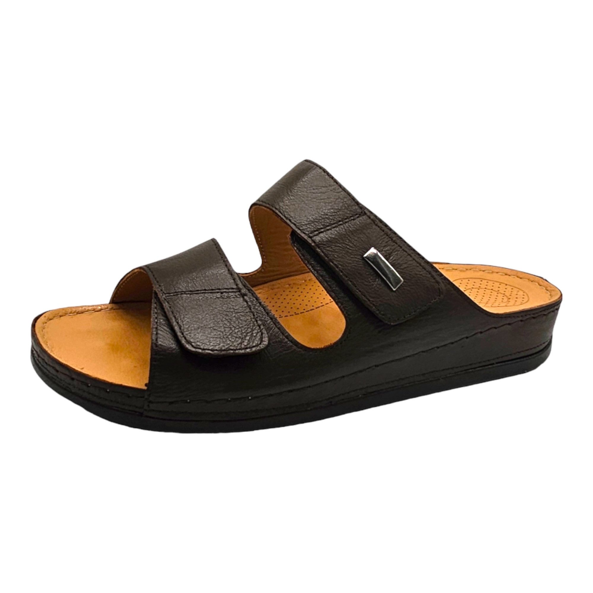 Yu&Luk Pantolette Sommerschuh, Schlappen, mit Klettverschlüssen, günstig online kaufen
