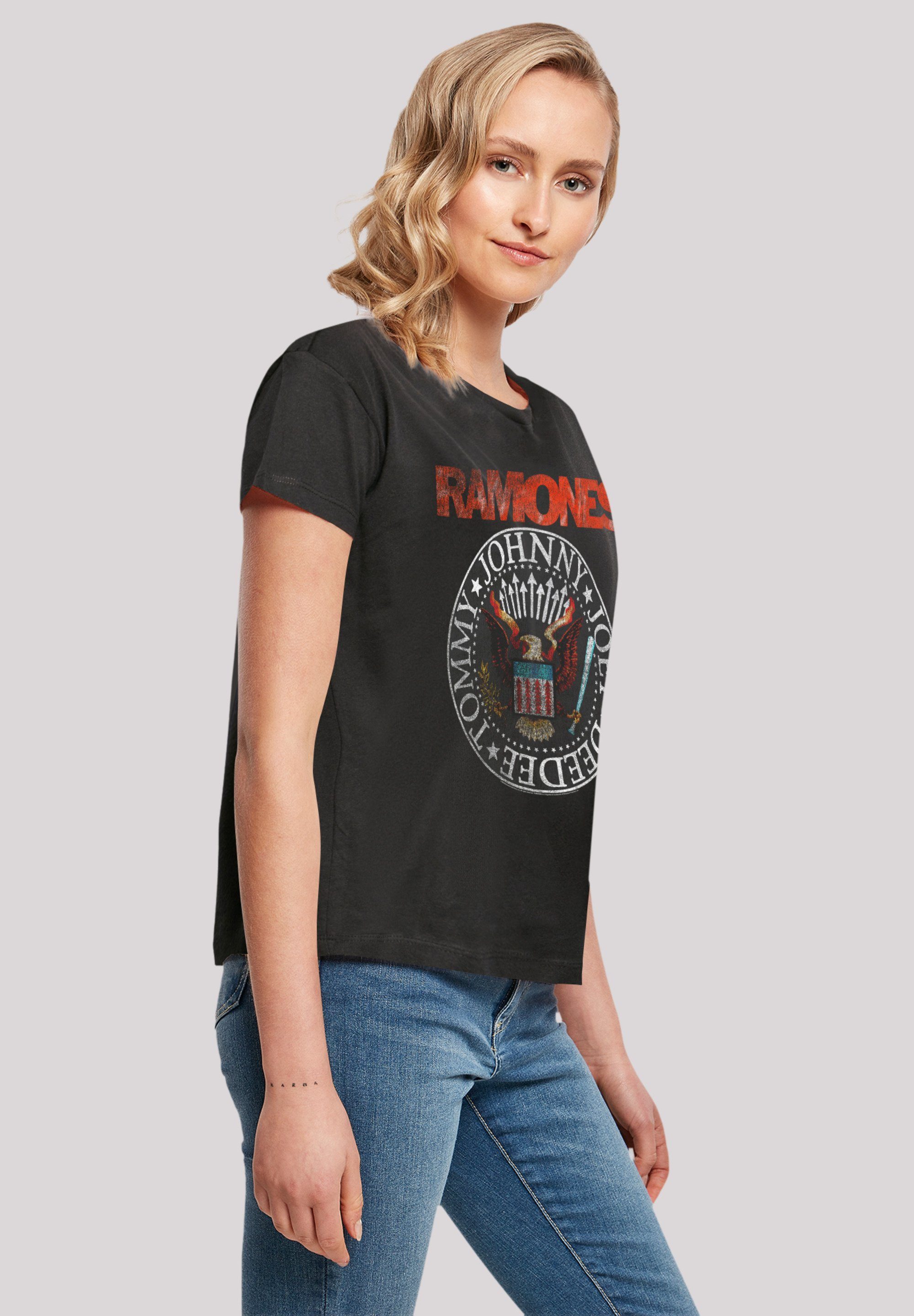 Rock T-Shirt Premium F4NT4STIC EAGLE Rock-Musik VINTAGE SEAL Band, Qualität, Musik Ramones Band