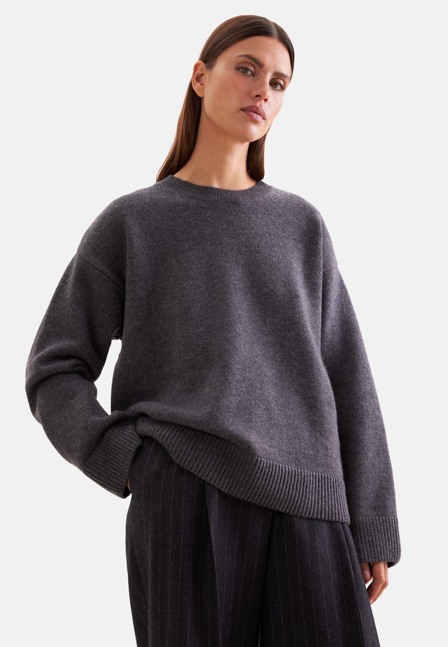 seidensticker Strickpullover Sweater Uni