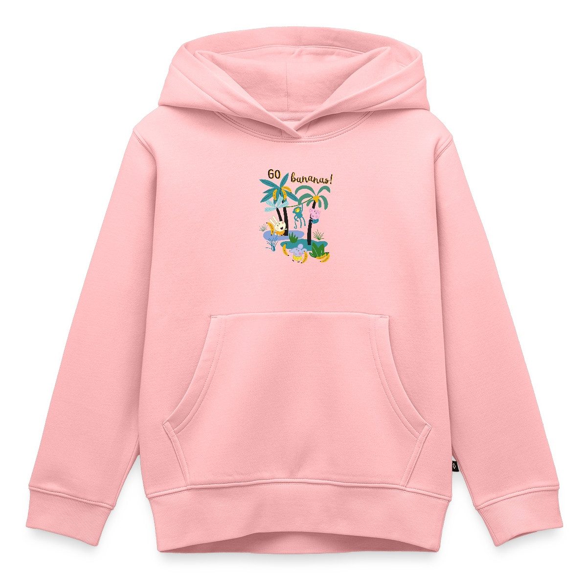 Hoodie Peppa Pig Design Go Bananas Kinder Premium Hoodie