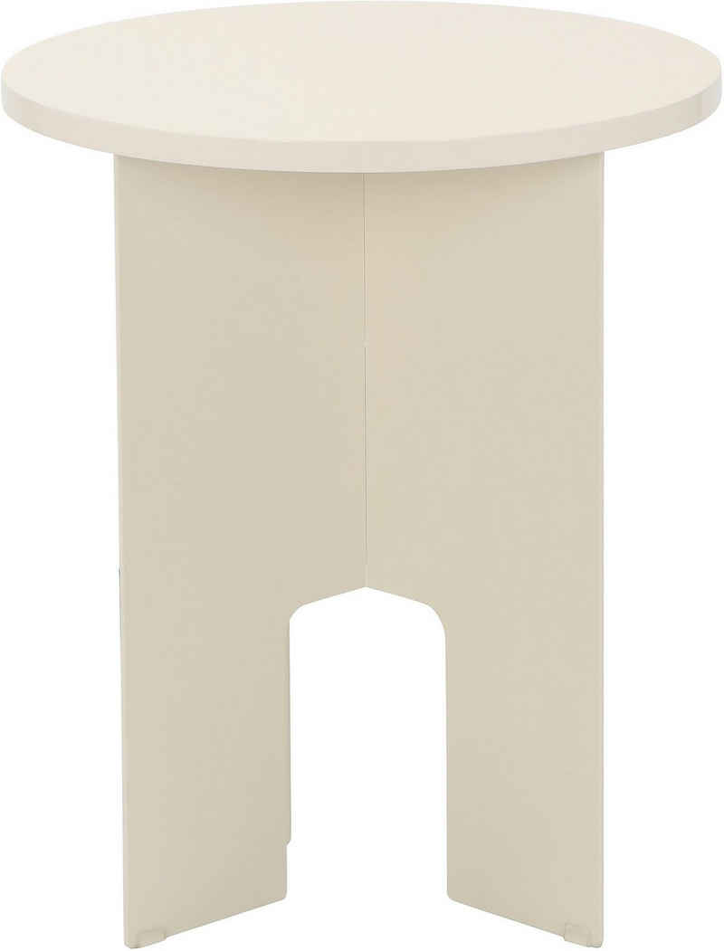 COUCH♥ Beistelltisch »Gut Aufgestellt«, aus MDF, mit einem Metallgestell, Tischhöhe 50 cm