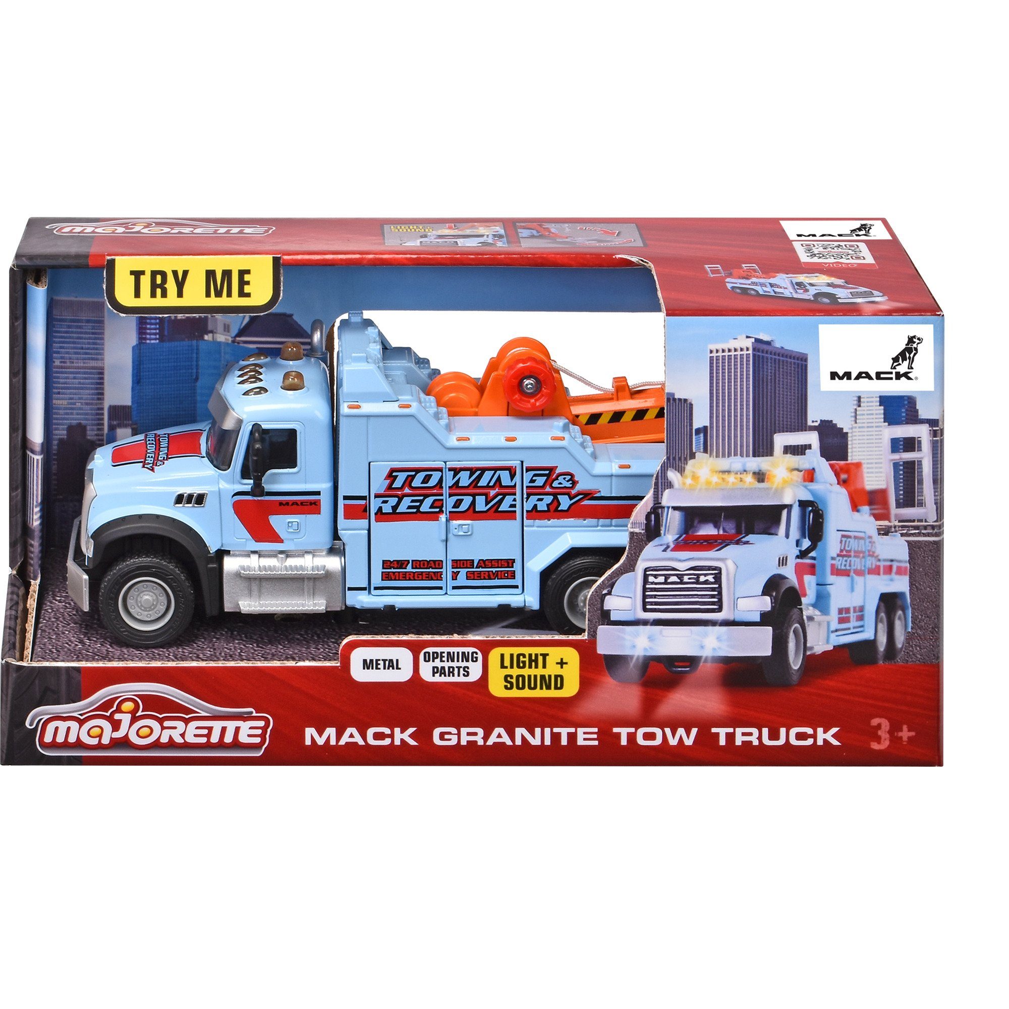 Abschleppwagen majORETTE Spielzeug-Auto Mack Granite Majorette