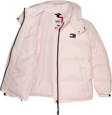 Tommy Jeans Curve Winterjacke TJW CRV ALASKA PUFFER PLUS SIZE CURVE,mit Klettverschlüssen am Ärmelabschluss