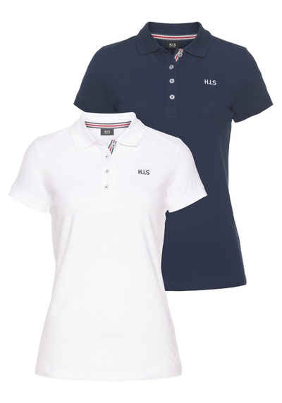 H.I.S Poloshirt (2er-Pack) aus weicher Pique-Qualität