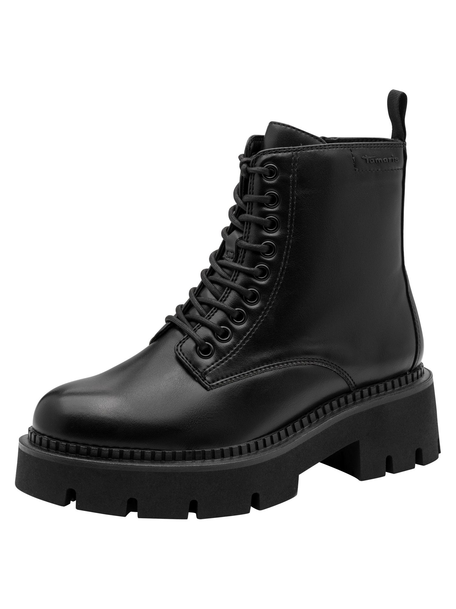 Tamaris TOUCH-IT mit Absatz kein Absatz 1-25254-47 Schnürstiefelette TOUCH-IT