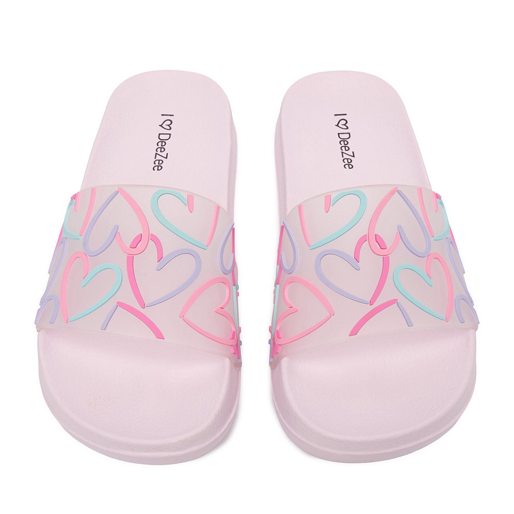 DeeZee Deezee Flip-Flops für Mädchen, farblos Badepantolette