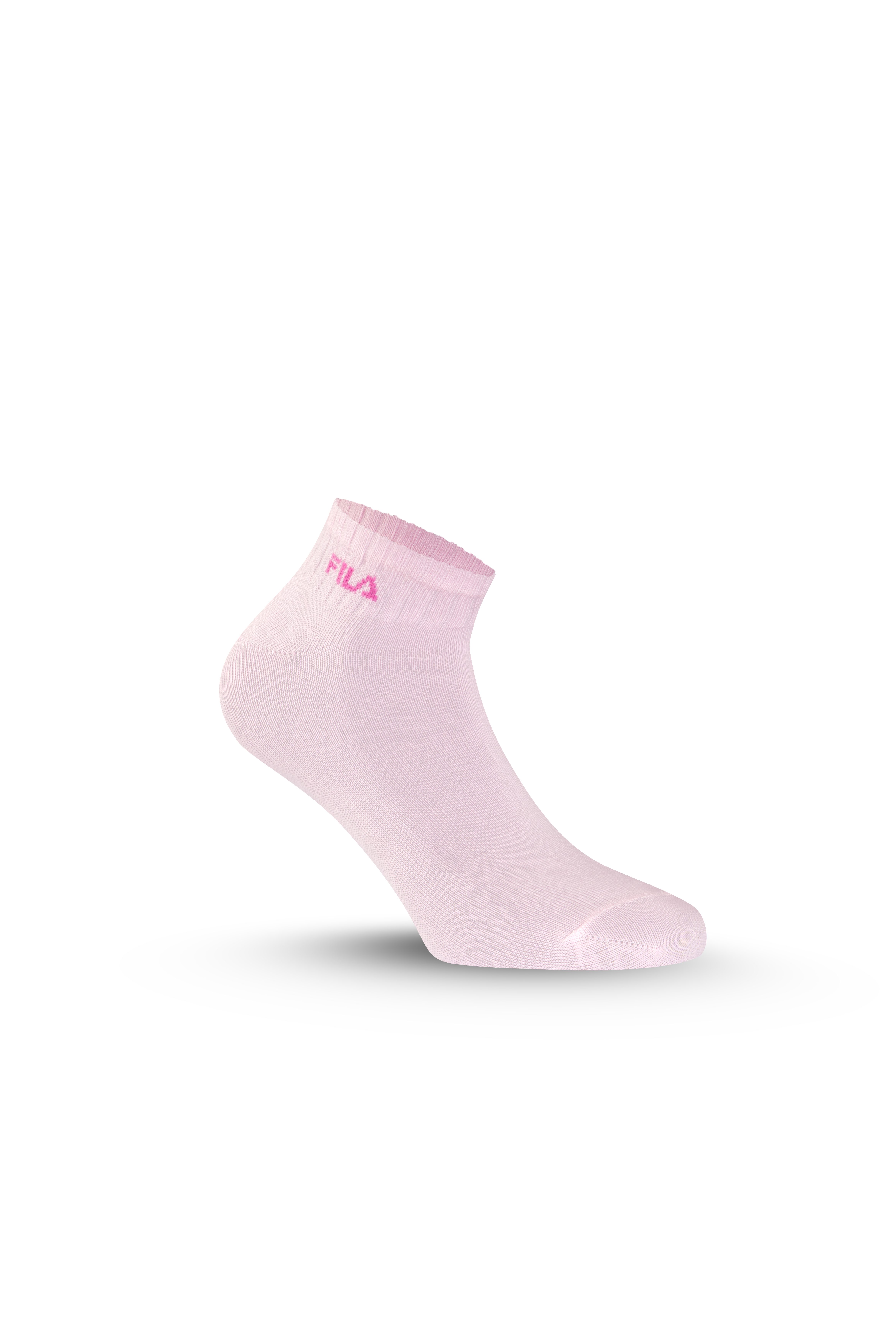 Fila Kurzsocken (6 Paar) Cotton-Mix, Rippenbündchen, Logoschriftzug, Multipack – Bild 3 von 5
