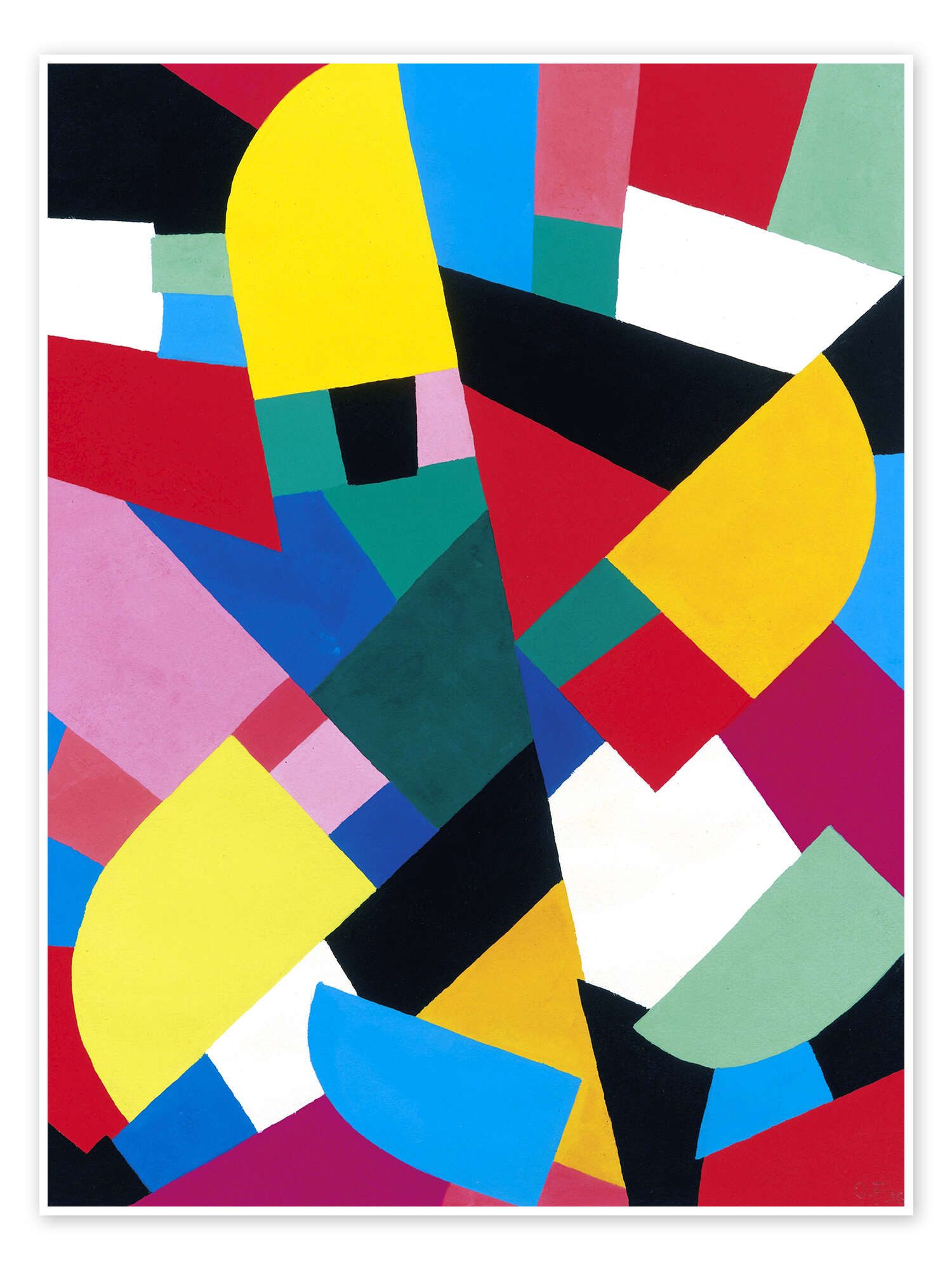 Posterlounge Wandbild Komposition, Otto Freundlich, erhältlich als Poster, Leinwandbild, Wandsticker oder Acrylglasbild
