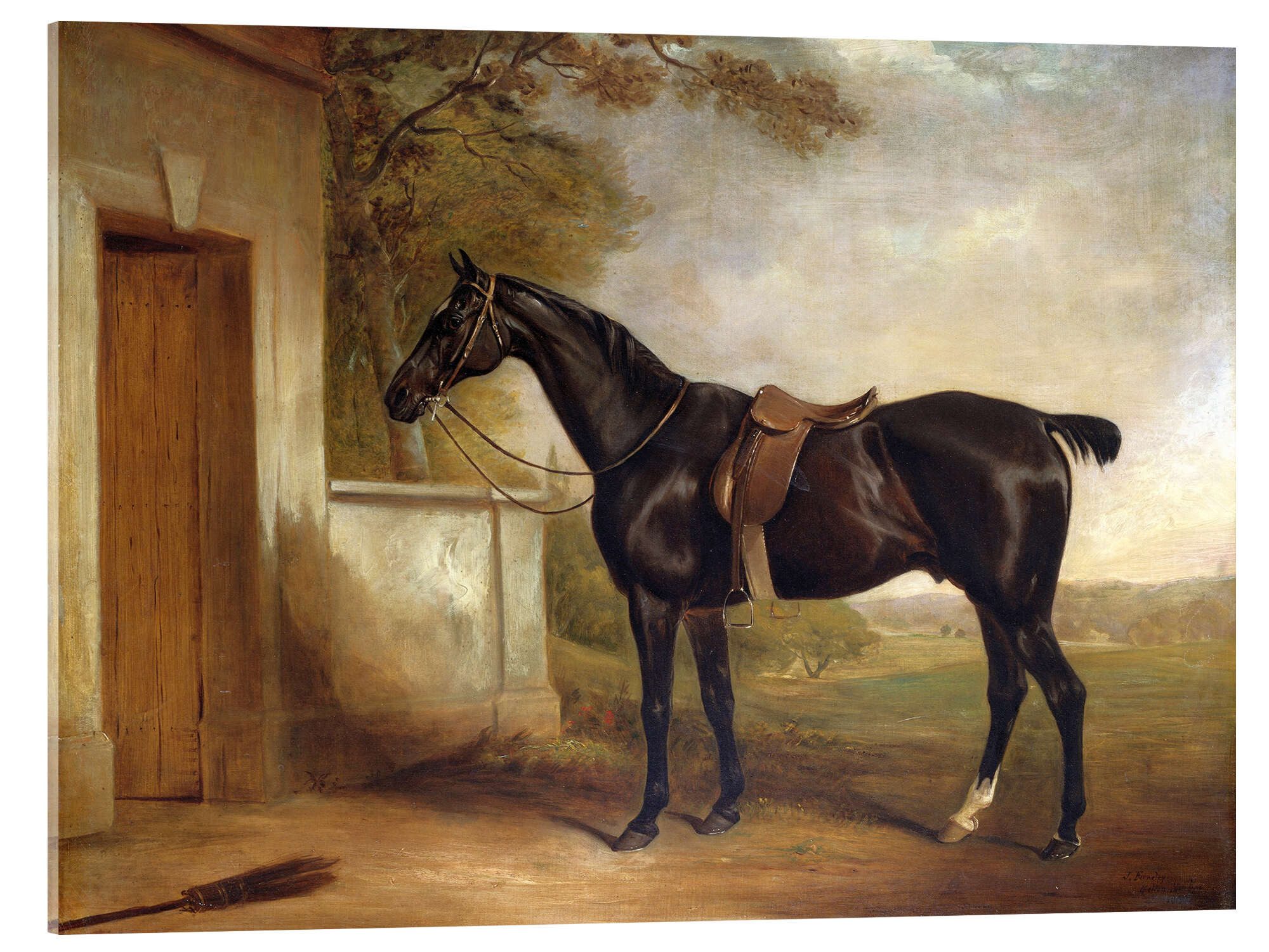 Posterlounge Wandbild Buckle, Lord Chesham's Jagdpferd, 1836, John E. Ferneley, erhältlich als Poster, Leinwandbild, Wandsticker oder Acrylglasbild