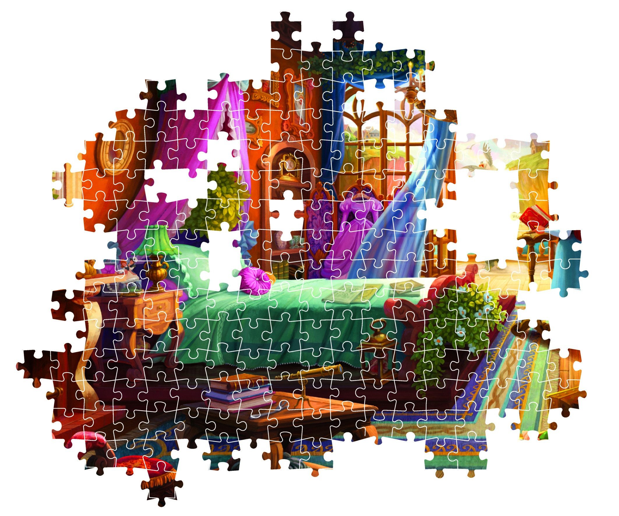 Clementoni® Puzzle High Quality Disney Ever After Collection Arielle, 500 Puzzleteile, Made in Europe