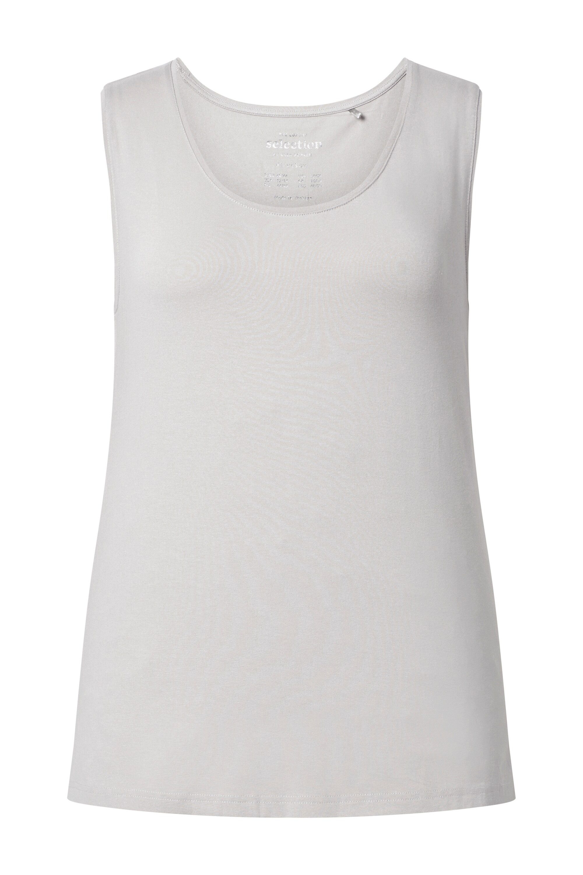 Ulla Popken Longtop Top Stretch Seitenschlitze Crêpe-Qualität günstig online kaufen