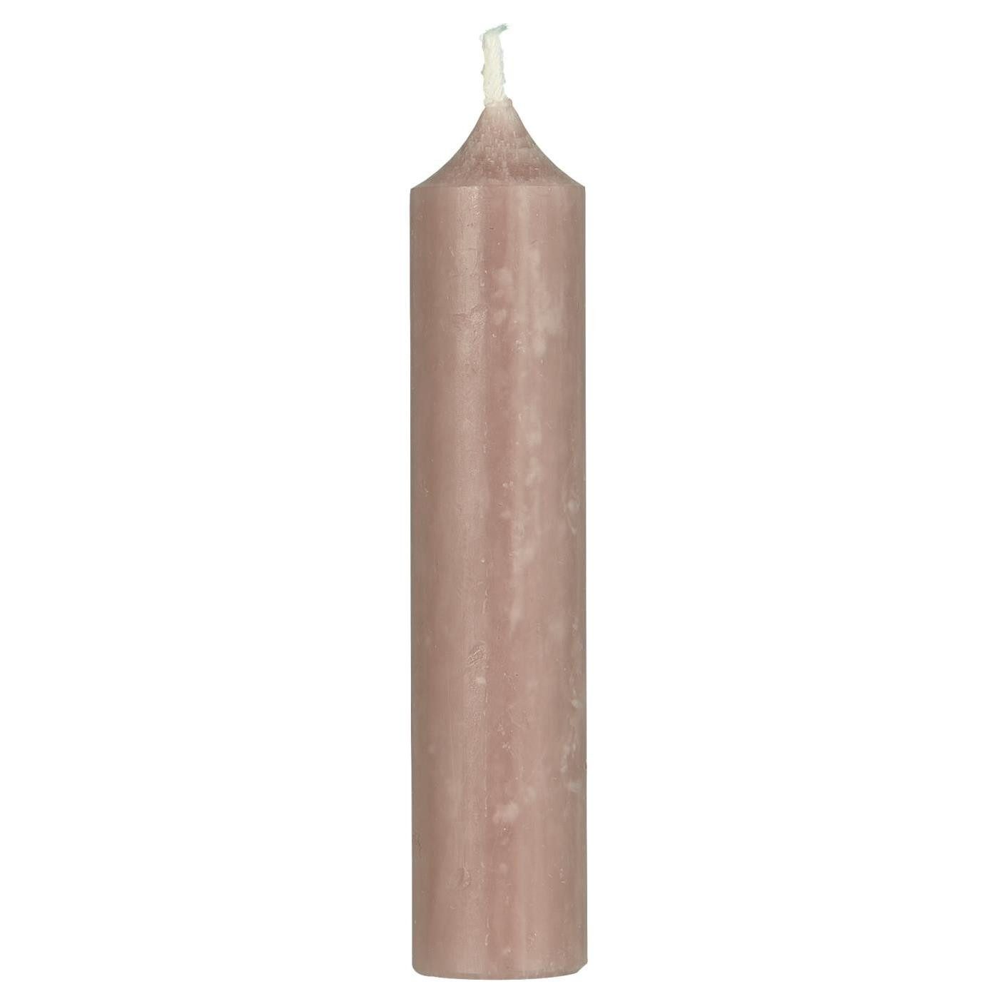 Ib Laursen Rustic-Kerze Stabkerzen Set Paraffin Kerzen Rustikale Tafelkerzen versch. Farben (6er Set), Perfekt für Adventskranz, Windlichter und Tischdekoration