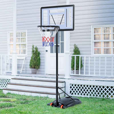 Yaheetech Basketballständer Basketballkorb, 208 bis 268 cm, Korb Ø38 cm